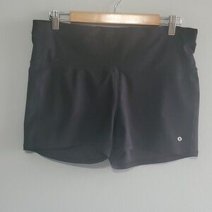 Xersion Black Bike Shorts Mid Rise Mid-rise Size Xl X-large